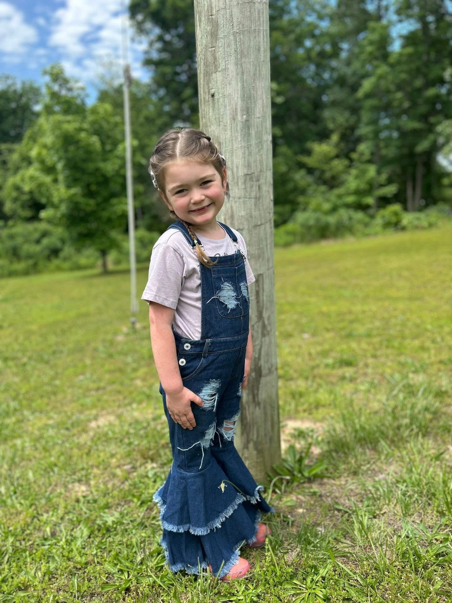 Bell bottom overalls: Baby, Toddler. & Child