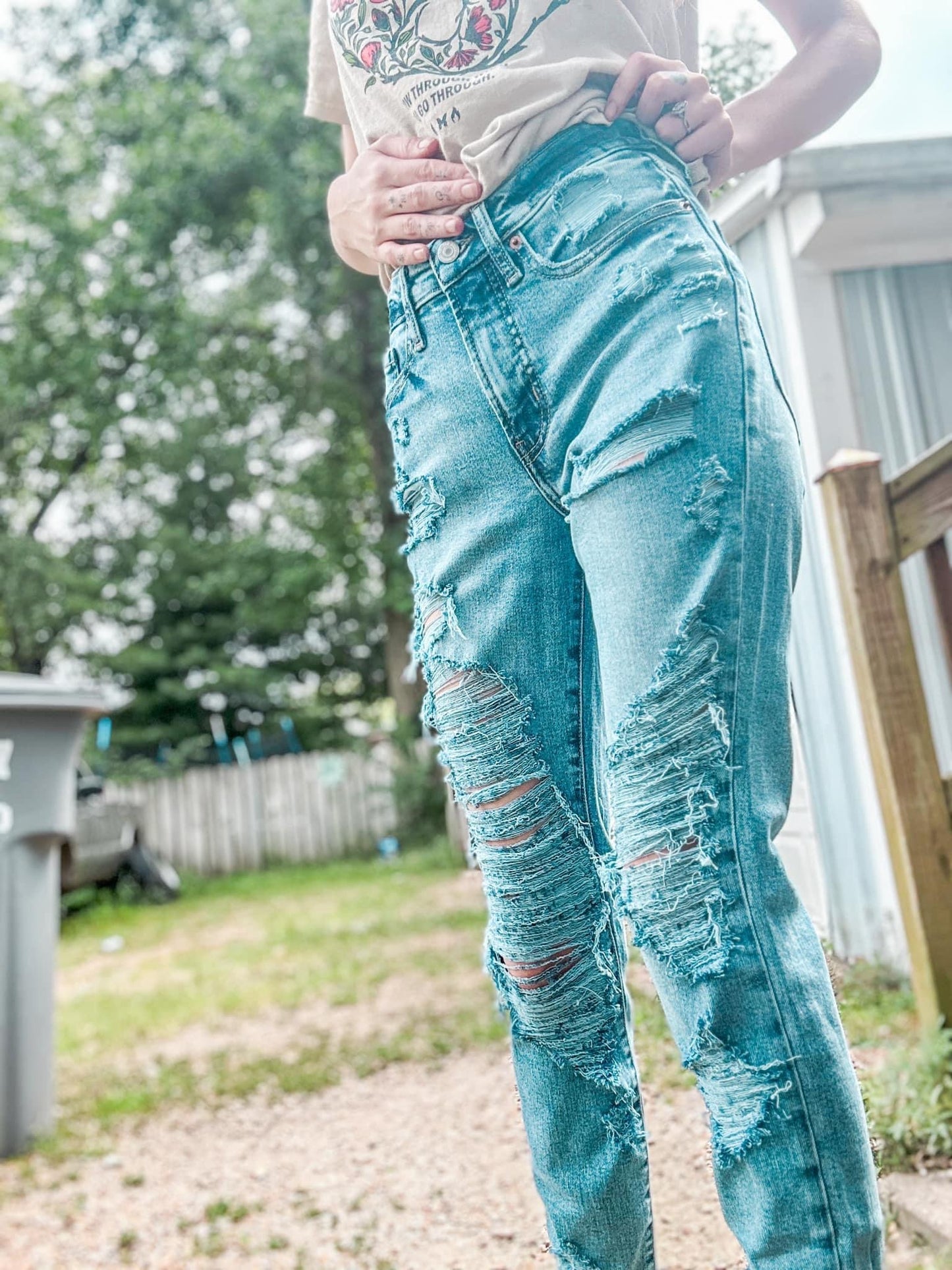 Women's Jeans: Specific Distress Styles